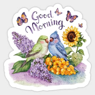 Good Morning Vibes Tee Sticker